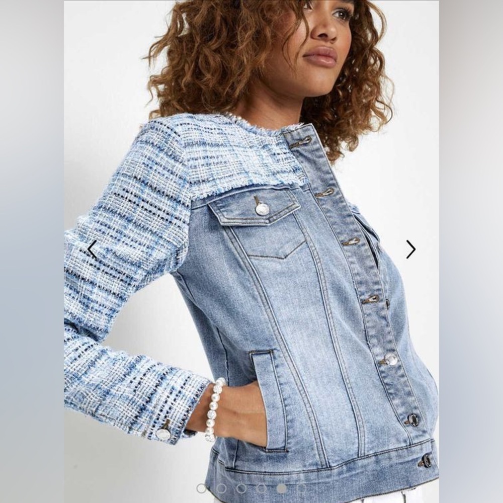 Venus Blue Jean Jacket with Vintage-Inspired Design
